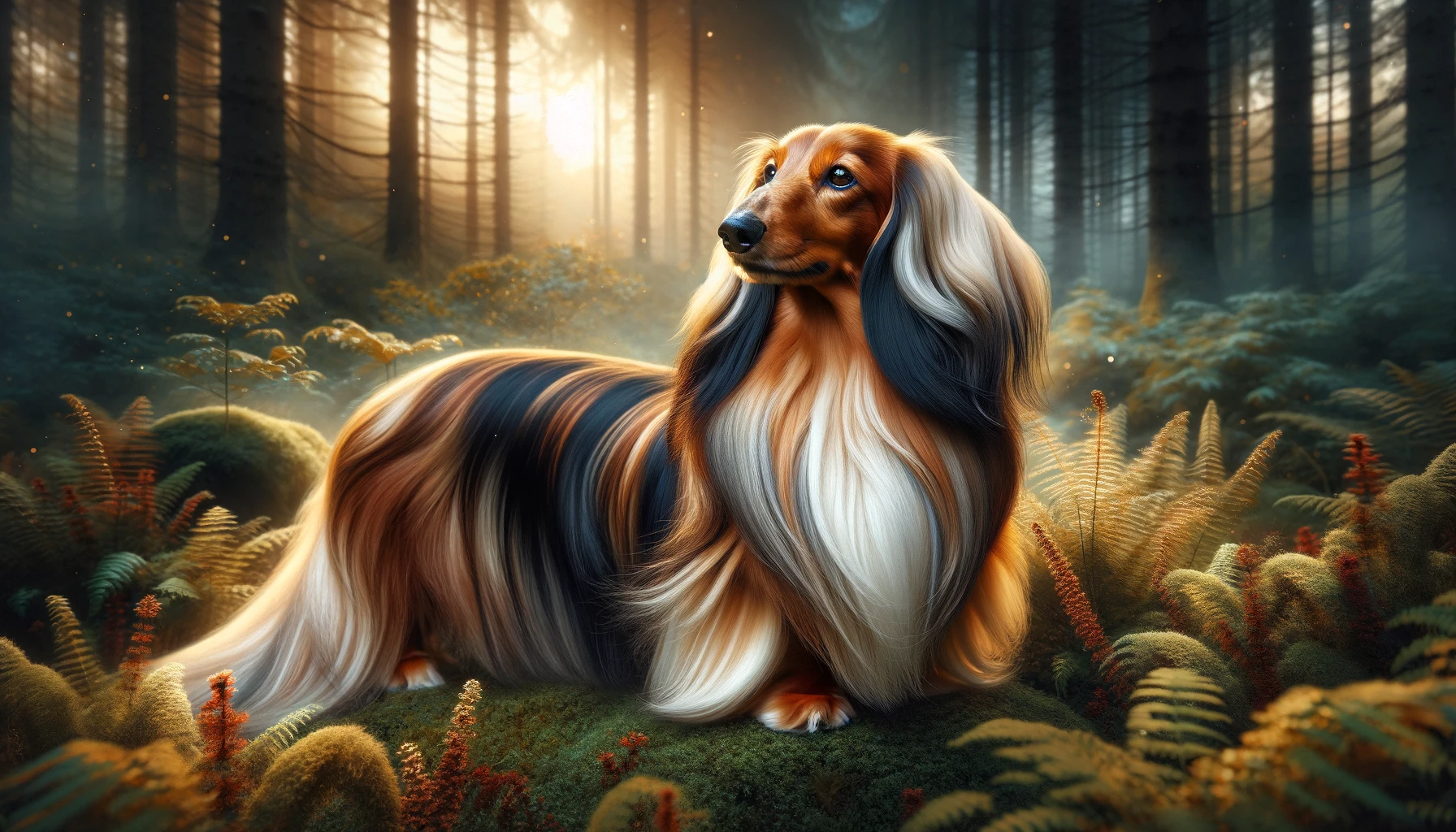 Long Haired Dachshund and Color Variations